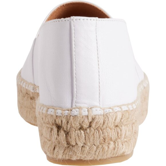 NEW JUTELIA Made in Spain Espadrilles - Leather  For Women white 255 5T3M - Picture 4 of 9